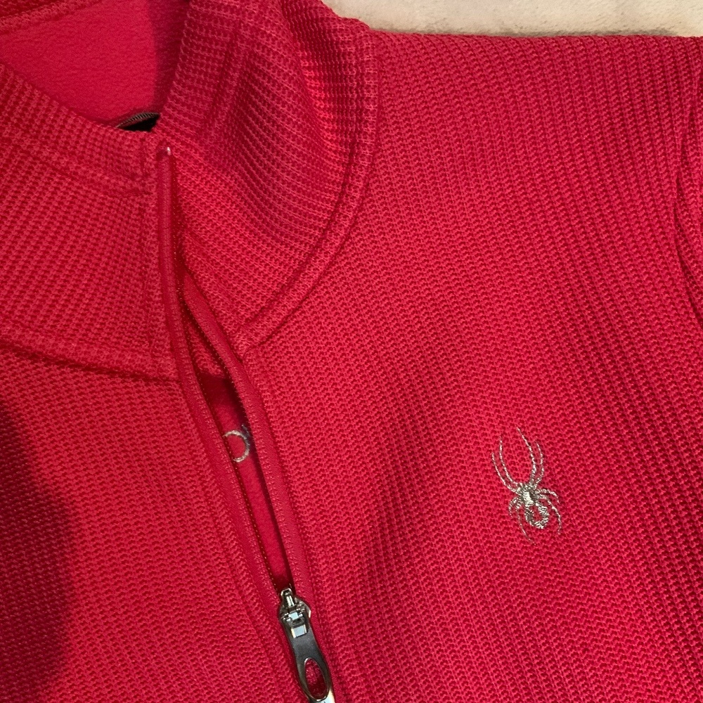 Spyder  Pink M full zip Jacket Alpine Adventure Cottagecore Scandi Girl Travel